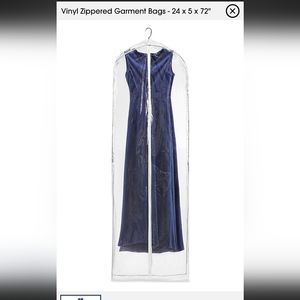 NEW 72" long wedding dress prom gown garment bag (I have 3 listed, can bundle)